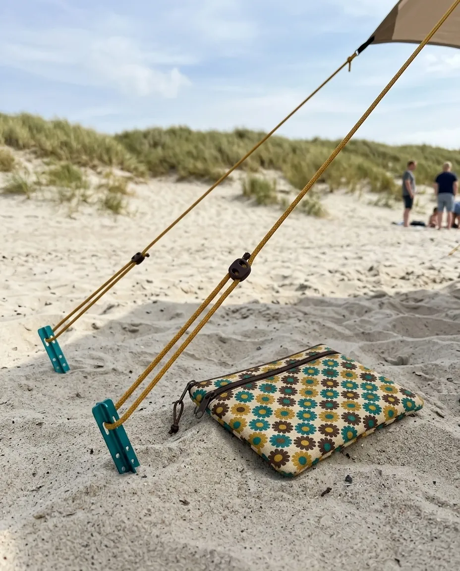 Bloom Guy Line Kit set up on the beach
