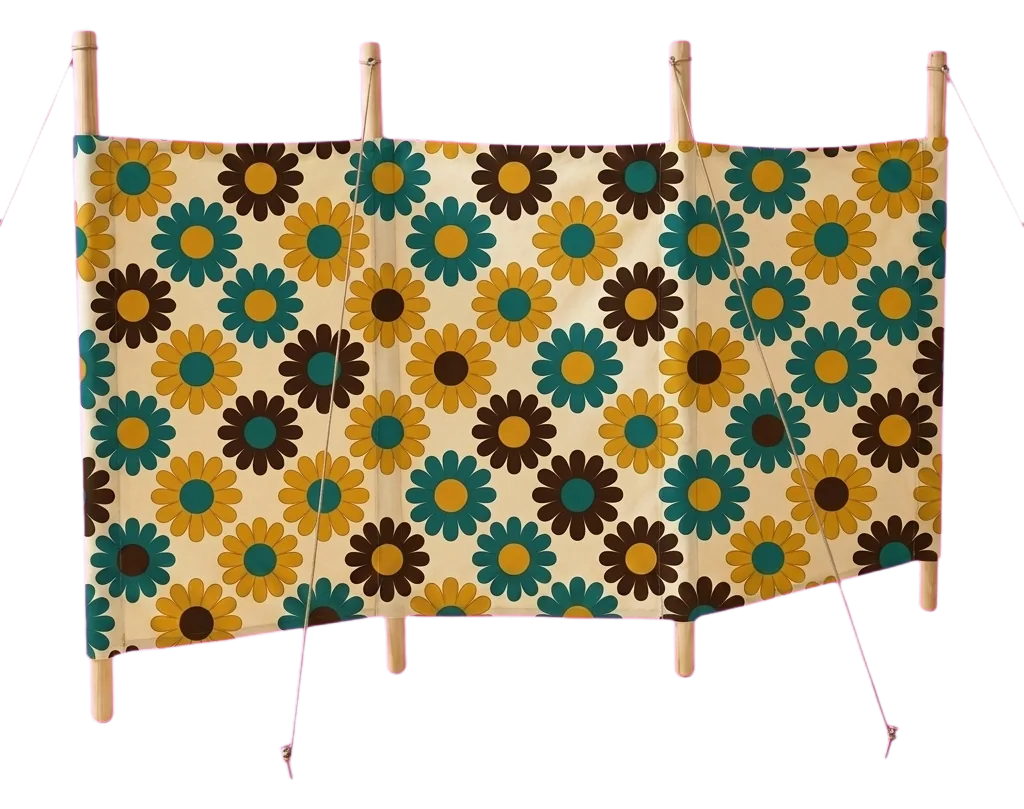 Bloom Windbreak, 4 Poles, seen from above