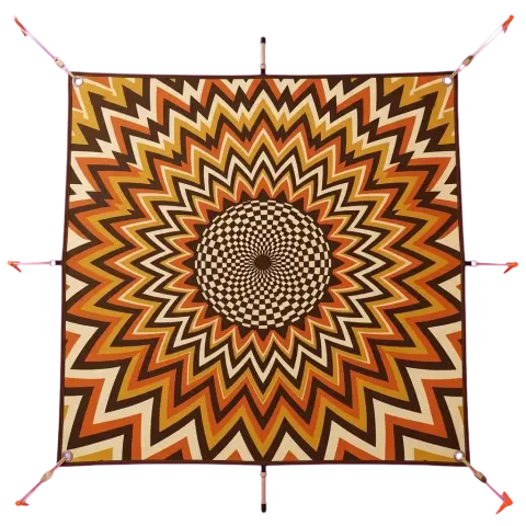 Helios Beach Blanket, seen from above