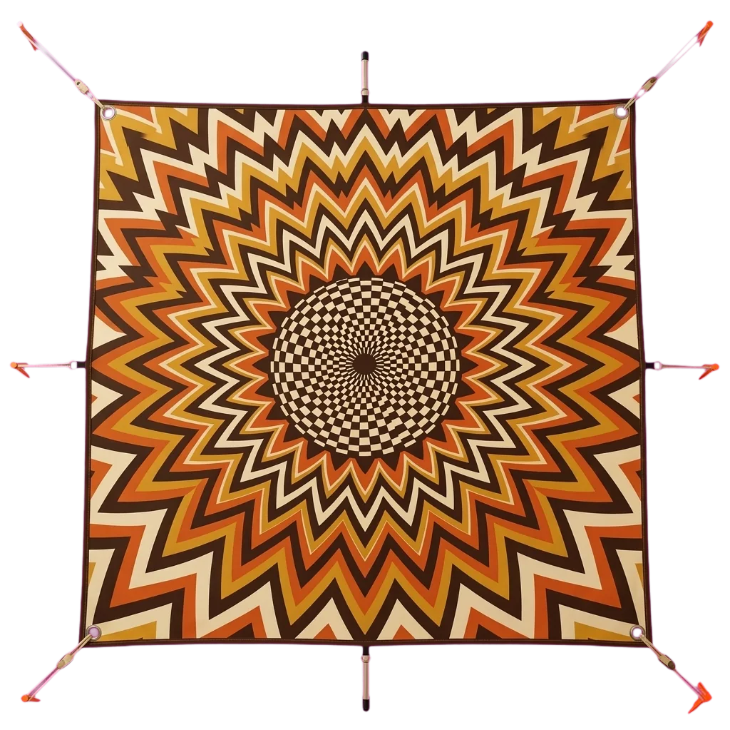 Helios Beach Blanket, seen from above