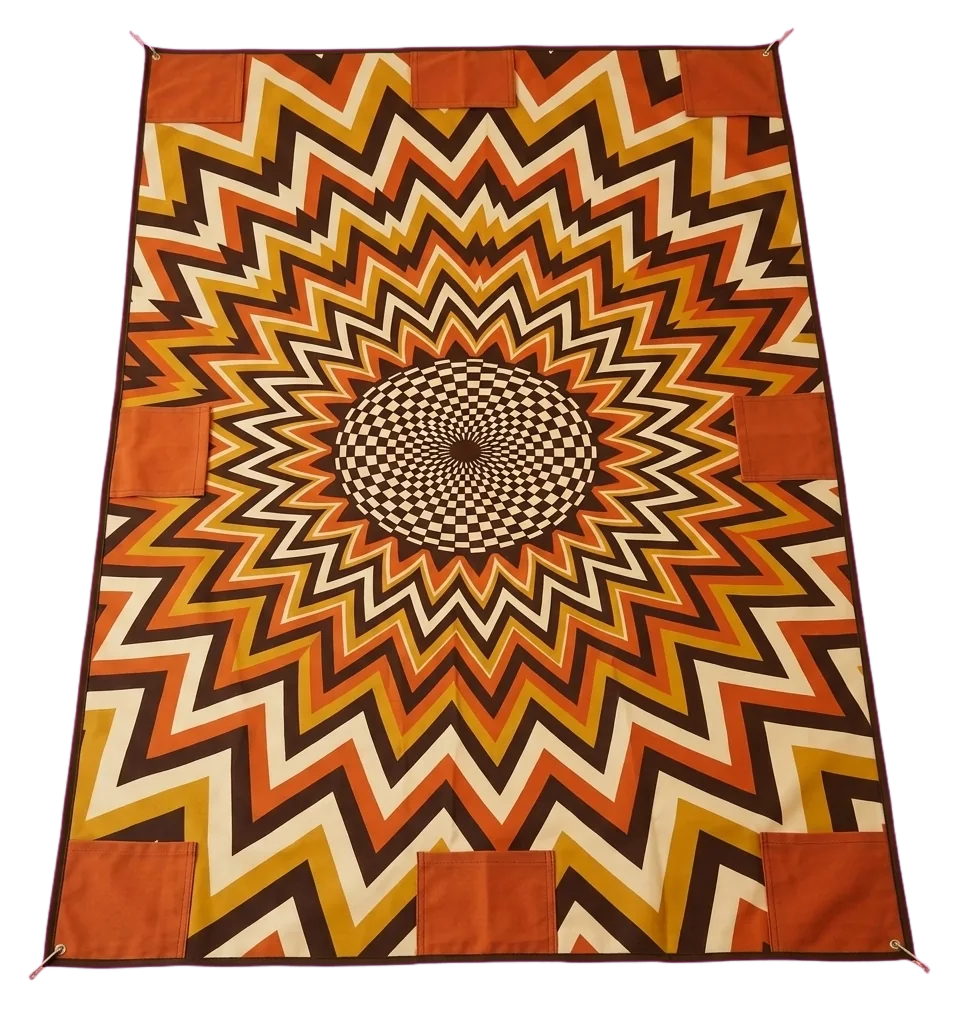 Helios Oversized Blanket, seen from above