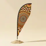 Helios Teardrop Flag, studio photo