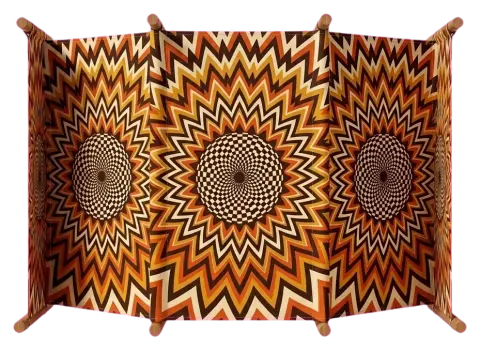 Helios Windbreak, 4 Poles, seen from above
