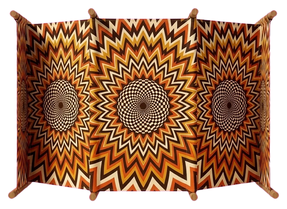 Helios Windbreak, 4 Poles, seen from above