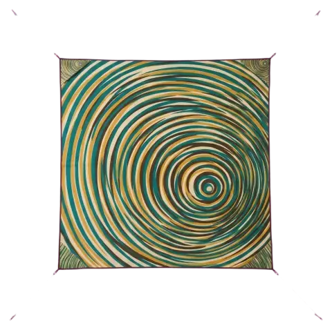 Ripple Beach Blanket, seen from above