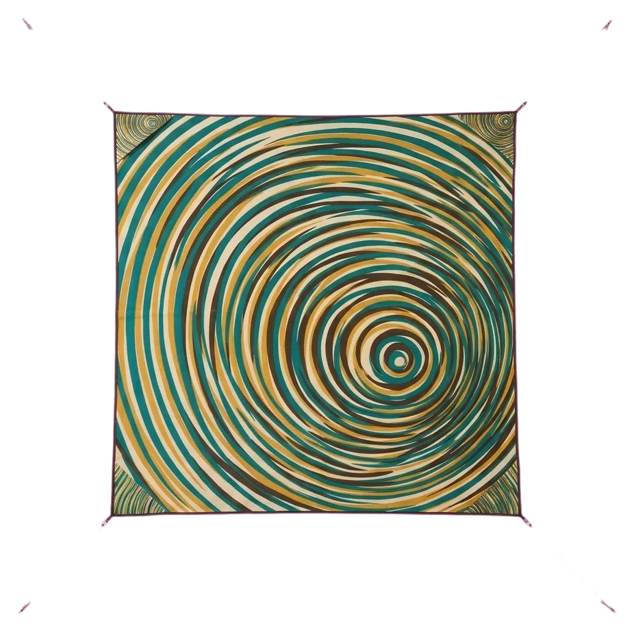 Ripple Beach Blanket, seen from above