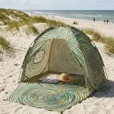 Ripple Beach Shelter set up on the beach