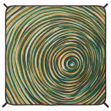 Ripple Roll-Up Mat, seen from above
