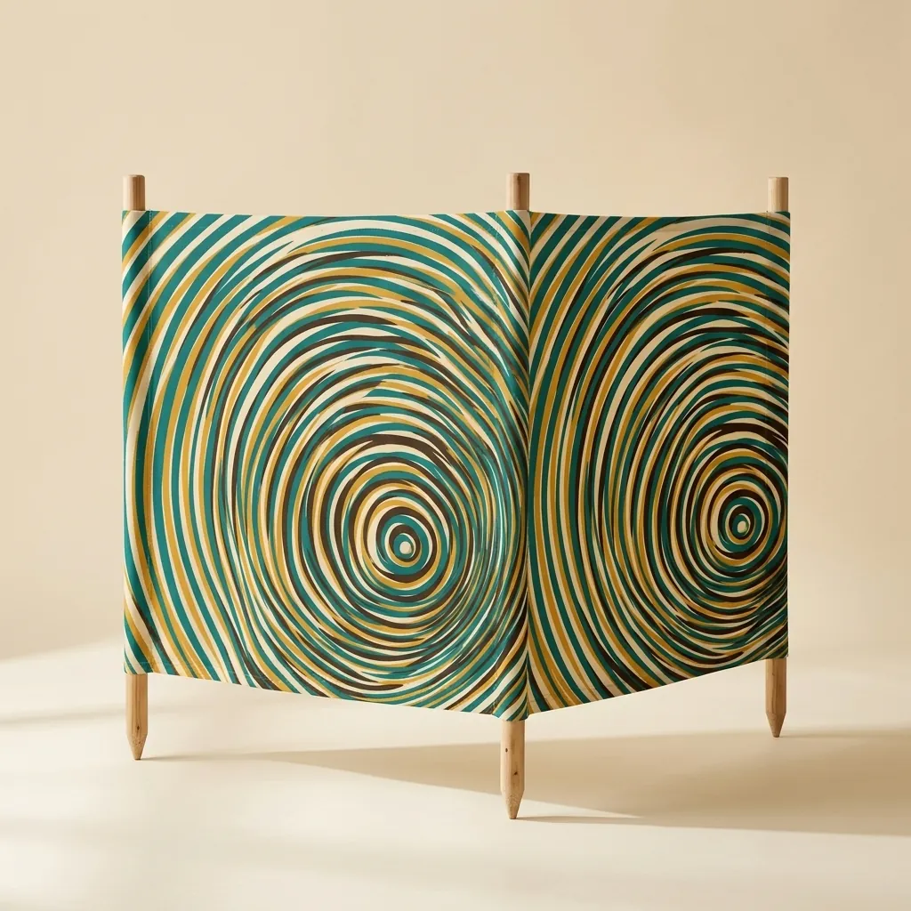 Ripple Windbreak, 3 Poles, studio photo