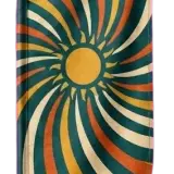 Spiral Feather Flag, seen from above