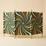 Spiral Windbreak, 4 Poles, studio photo