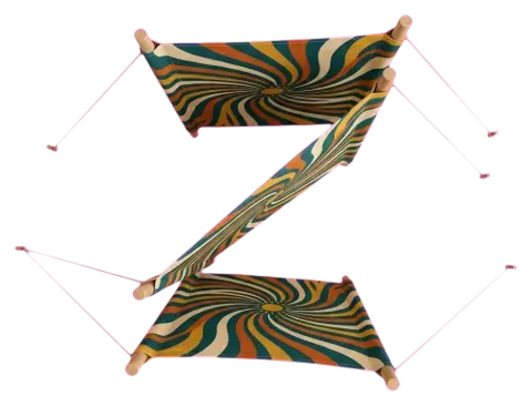 Spiral Windbreak, 4 Poles, seen from above