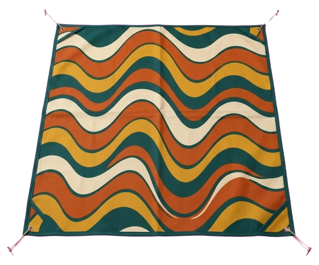 Swell Beach Blanket, seen from above