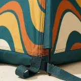 Swell Family Beach Tent, close-up of the print and stitching