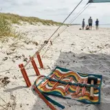 Swell Peg & Mallet Kit set up on the beach