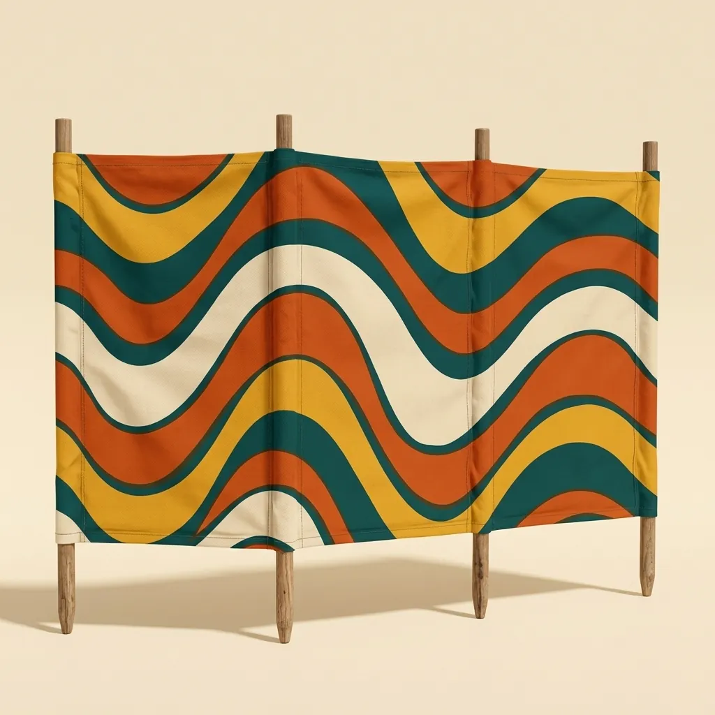 Swell Windbreak, 4 Poles, studio photo