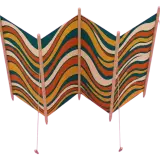 Swell Windbreak, 5 Poles, seen from above