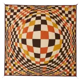 Warp Beach Blanket, seen from above