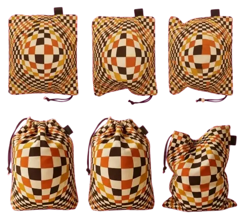 Warp Sandbag Set of 6, seen from above