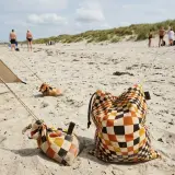 Warp Sandbag Set of 6 set up on the beach