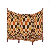 Warp Windbreak, 4 Poles, seen from above